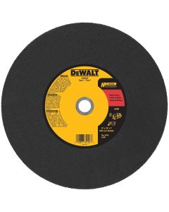 DWTDW8020 image(0) - DEWALT Metal Port Saw Cut-Off Wheel, 14-Inch X 1/8-Inch X 1-Inch