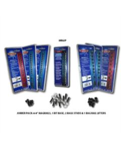 VIMMR8JP image(1) - VIM Tools Magrail Jobber Pack, 10 Piece Includes (6) 8 Inch Magrails, (3) 1/4 Inch And (3) 3/8, (2) Packs Of Studs, Rail Lifters And A Bit Base
