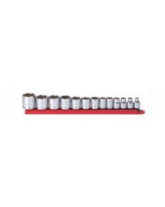 KDT80553 image(0) - GearWrench 13 Piece 3/8 Inch Drive 6 Point Standard SAE Socket Set