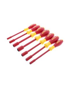 WIH32294 image(1) - WIHA Tools 7 Piece Insulated SoftFinish Nut Driver Set - Inch