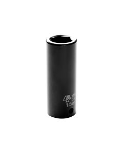 WLMM955 image(0) - Wilmar Corp. / Performance Tool 3/8" Drive 15mm 6pt Deep Impact Socket