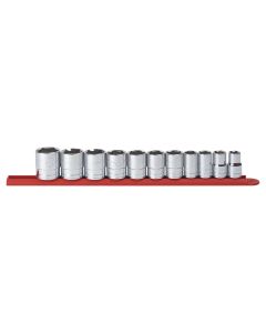 KDT80703 image(0) - GearWrench 11 Piece 1/2 Inch Drive 6 Point Standard SAE Socket Set