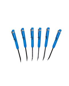 VIMMPBB-6PK image(1) - VIM Tools Mini Prybar - Blue - 6 Pack