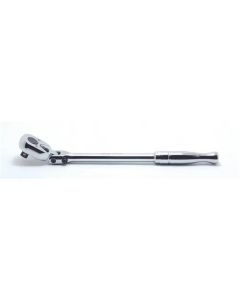 KKN3774PS image(0) - Ko-ken USA 3774PS 3/8 Square Drive Ratchet Handle 24 teeth Flexible Head Length 175 mm Polished Handle