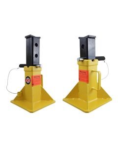 ESC10455-PAIR image(0) - ESCO 22 Ton Pin Style Jack Stand Pair-Short Style