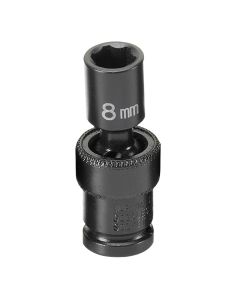 GRE908UMS image(0) - Grey Pneumatic 1/4" Surface Drive x 8mm Standard Universal Socket