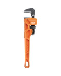 KLE68224 image(0) - Klein Tools Adjustable Cast Aluminum Pipe Wrench, 14-Inch