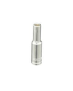 VIMSMS4250D image(0) - VIM Tools 1/4 Inch SAE 6 Point 1/4 Inch Drive Deep Socket - Satin Finish