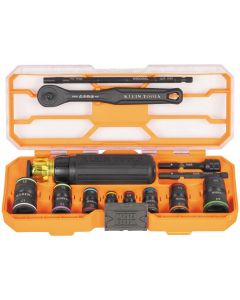 KLE65242 image(0) - Klein Tools Flip-16 KNECT&trade; Ratcheting Impact Flip Socket Screwdriver Set