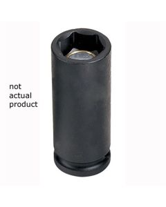 GRE1014DG image(0) - Grey Pneumatic 3/8" Drive x 7/16" Magnetic Deep Socket