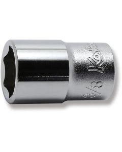 KKN2400A-3-8 image(0) - Ko-ken USA 2400A-3/8 1/4 Square Drive Socket 3/8 6 Point Length 22 mm