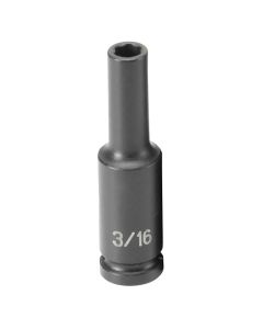 GRE906DS image(0) - Grey Pneumatic 1/4" Surface Drive x 3/16" Deep  Socket