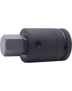 KKN16107-22-30 image(0) - Ko-ken USA 16107.22-30 3/4 Sq. Dr. Bit Socket 30mm Hex Length 88mm