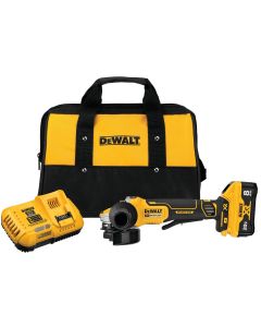 DWTDCG415W1 image(0) - DEWALT 20V MAX* XR Brushless Cordless 4-1/2 - 5 in. Switch Small Angle Grinder with Power Detect Tool Technology Kit
