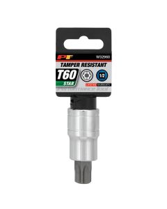 WLMW32960 image(1) - Wilmar Corp. / Performance Tool 1/2" Drive T60 TR Star Bit Socket