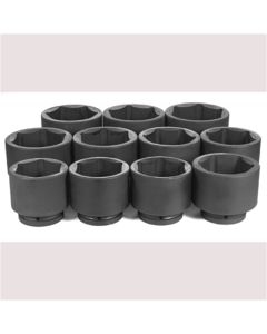 GRE9011 image(0) - Grey Pneumatic 1" Dr. 11 Piece Fractional Set 3-1/8" - 4-1/2"