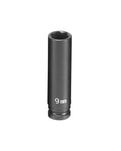 GRE909MDS image(0) - Grey Pneumatic 1/4" Surface Drive x 9mm Deep  Socket
