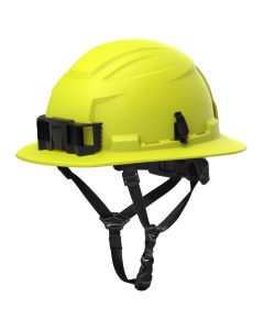 MLW48-73-1657 image(0) - Milwaukee Tool BOLT High Visibility Green Full Brim Safety Helmet &hyphen; Type 2, Class E