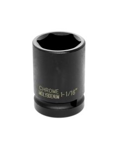 WLMM740-34 image(0) - Wilmar Corp. / Performance Tool 3/4" Drive 1-1/16 6pt Impact Socket