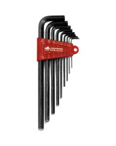WLMW1394 image(0) - Wilmar Corp. / Performance Tool 9 Piece Metric Long Hex Key Wrench Set