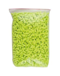 SRWS23411 image(0) - Sellstrom Earplugs - Disposable - Foam Bullet Shape - Uncorded - NRR 32 - Hi-Viz Green