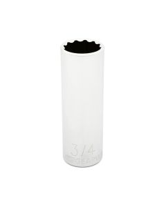 KDT80777D image(0) - GearWrench 1/2 Inch Drive 12 Point Deep SAE Socket 3/4 Inch