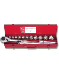KKN6268M image(0) - Ko-ken USA 6268M 3/4 Sq. Dr. 15 Piece 12-Point Metric Socket Set 19-50mm