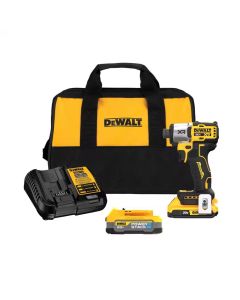 DWTDCF845P1 image(0) - DeWalt 20V MAX* XR 3-Speed 1/4-in. Impact Driver Kit