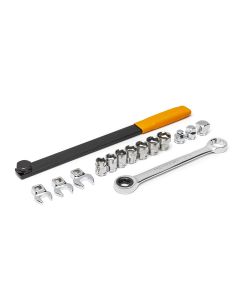 KDT3680D image(0) - GEARWRENCH 15 Piece Ratcheting Serpentine Belt Tool Set