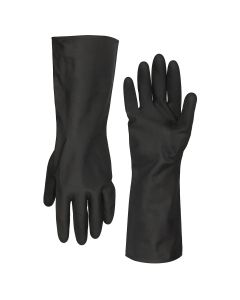 LEGGC400PM image(0) - Legacy Manufacturing Flexzilla® Pro Heavy Duty Cleaning Gloves, Neoprene, 13 in. Long Cuff, Black, M