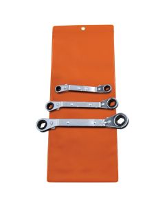 KASROW3 image(0) - Lang Tools (Kastar) ROW-3 - 3-PC. SAE Offset Wrench Set - Vinyl Pouch