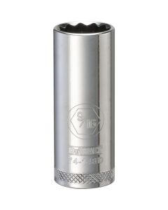 DWTDWMT74148OSP image(0) - DEWALT 001Pc 38Dr Deep Socket-12Pt-9/16