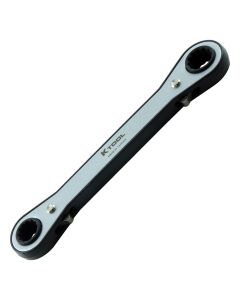 KTI45208 image(0) - K Tool International Wrench 5/16 Inch (12 Point) x 1/4 Inch (6 Point) Ratcheting