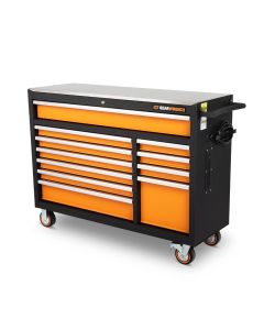 KDT83247 image(0) - GEARWRENCH 52 Inch 11 Drawer GSX Series Rolling Tool Cabinet with Stainless Steel Worktop
