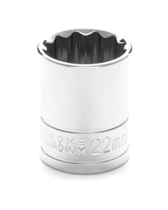 WLMW32822 image(0) - Wilmar Corp. / Performance Tool 1/2" Drive 22mm 12pt Socket