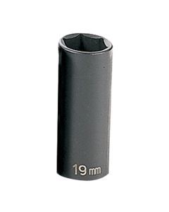 GRE1019MD image(0) - Grey Pneumatic 3/8" Drive x 19mm Deep Socket