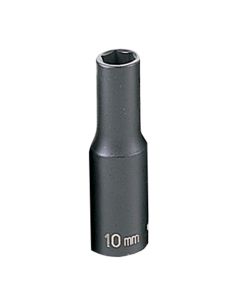 GRE1010MD image(0) - Grey Pneumatic 3/8" Drive x 10mm Deep Socket