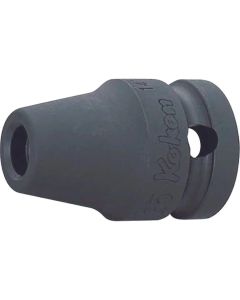 KKN14103M-121-25 image(0) - Ko-ken USA 14113M-19 1/2 Square Drive Wheel Nut Socket 19 mm 6 Point Length 80 mm