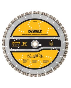 DWTDW47434 image(0) - DEWALT Diamond Saw Blade, Segmented Concrete Blade, Reinforced, 14-Inch