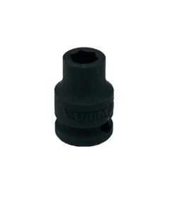 VIMIMPM445D image(0) - VIM Tools 4.5 mm X 1/4 Inch Drive Metric CR-MO Impact Socket - Deep