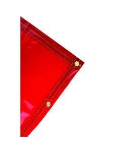 SRW36292 image(0) - Jackson Safety Transparent Welding Curtain - 6' x 6' - Weight (per sq. yd.) 13 oz - Thickness 0.014" - Orange - Amp Usage Medium/High