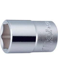 KKN4400M-16 image(0) - Ko-ken USA 4400M-16 1/2 Square Drive Socket 16 mm 6 Point Length 37 mm