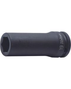 KKN15300M-21 image(0) - Ko-ken USA 15300M-21 5/8 Sq. Dr. Socket 21mm 6 point Length 90mm