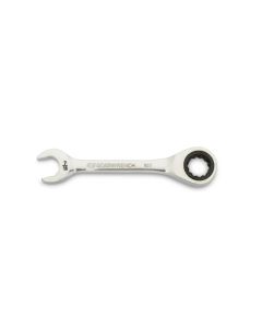 KDT86852 image(0) - GEARWRENCH 7/16 Inch 90-Tooth 12 Point Stubby Combination Ratcheting Wrench