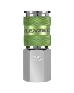 LEGA53416FZ image(0) - Legacy Manufacturing Flexzilla Pro High Flow Coupler, 1/4" Body, 1/4" FNPT