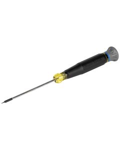 KLE6243 image(0) - Klein Tools 3/32-Inch Slotted Precision Screwdriver, 3-Inch Shank