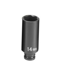 GRE914MDS image(0) - Grey Pneumatic 1/4" Surface Drive x 14mm Deep  Socket