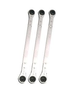 KAS5344 image(0) - Lang Tools (Kastar) 5344 - 3-Pc. Universal Ratcheting Serpentine Belt Wrench Set