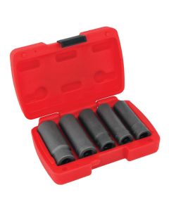 WLMW38920 image(0) - Wilmar Corp. / Performance Tool 5 Piece 3/8" Drive Deep Bolt Extractor Set