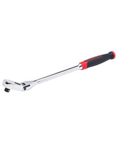 KDT81210XP image(0) - GEARWRENCH 3/8 Inch Drive 120XP Dual Material Handle Flex Head Teardrop Ratchet 15-1/2 Inch